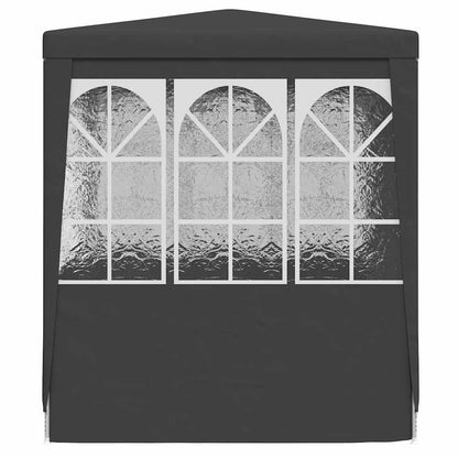 vidaXL Professional Party Tent with Side Walls 2x2 m Anthracite 90 g/m?
