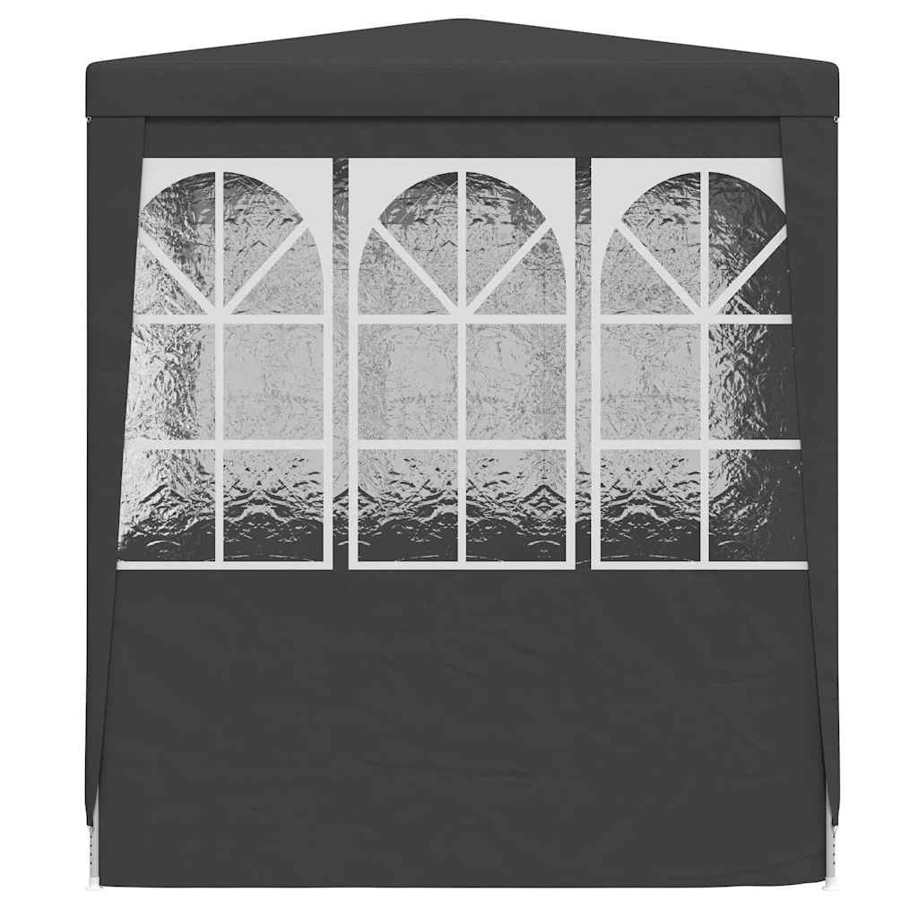 vidaXL Professional Party Tent Side Walls 2.5x2.5 m Anthracite 90 g/m²