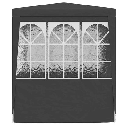 vidaXL Professional Party Tent Side Walls 2.5x2.5 m Anthracite 90 g/m²