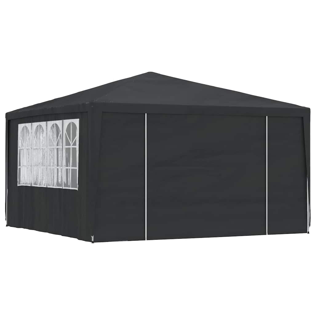 vidaXL Party Tent | Anthracite | Polyethylene, Steel | 4x4 metres