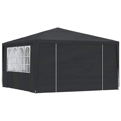 vidaXL Party Tent | Anthracite | Polyethylene, Steel | 4x4 metres