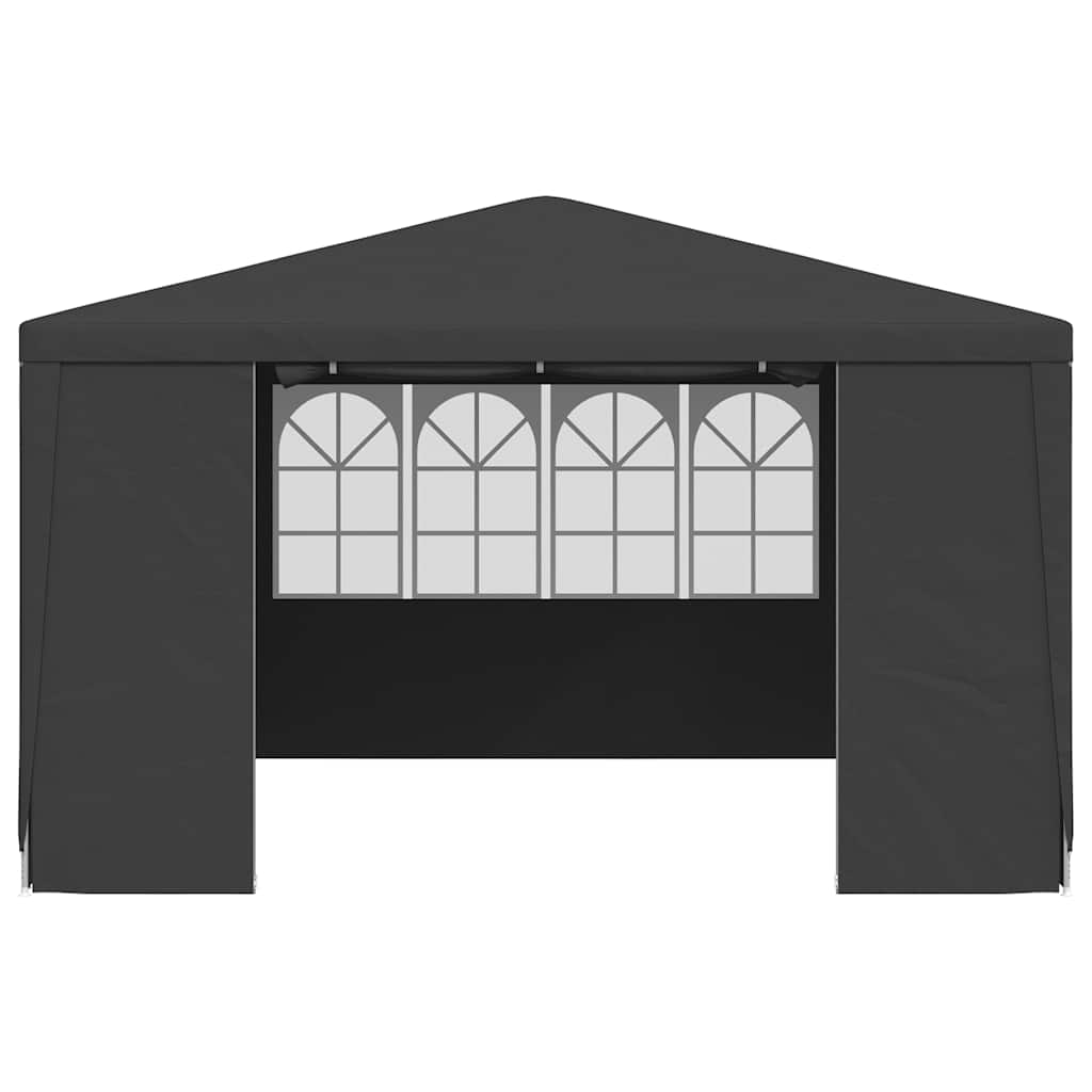 vidaXL Party Tent | Anthracite | Polyethylene, Steel | 4x4 metres