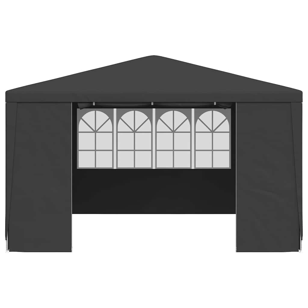 vidaXL Professional Party Tent with Side Walls 4x4 m Anthracite 90 g/m?