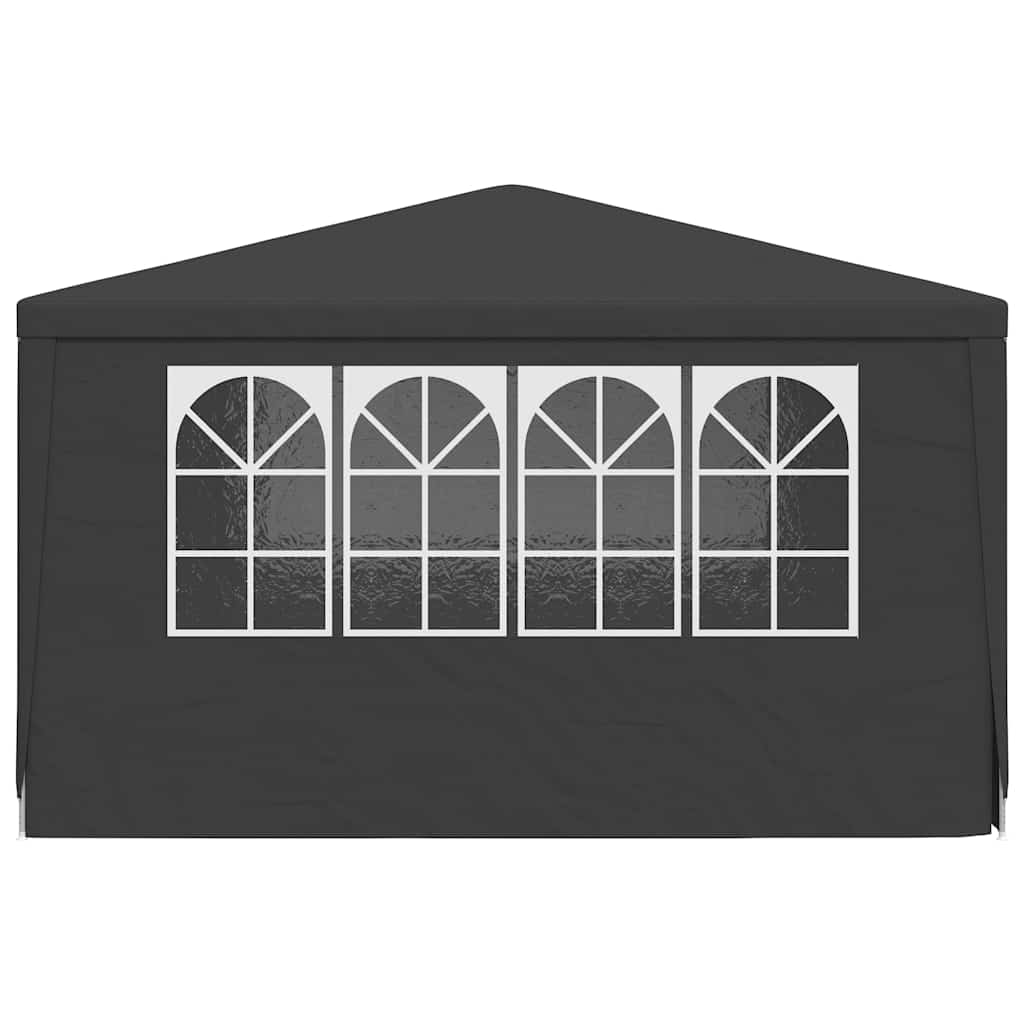 vidaXL Professional Party Tent with Side Walls 4x4 m Anthracite 90 g/m?