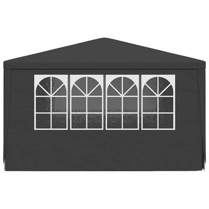 vidaXL Professional Party Tent with Side Walls 4x4 m Anthracite 90 g/m?