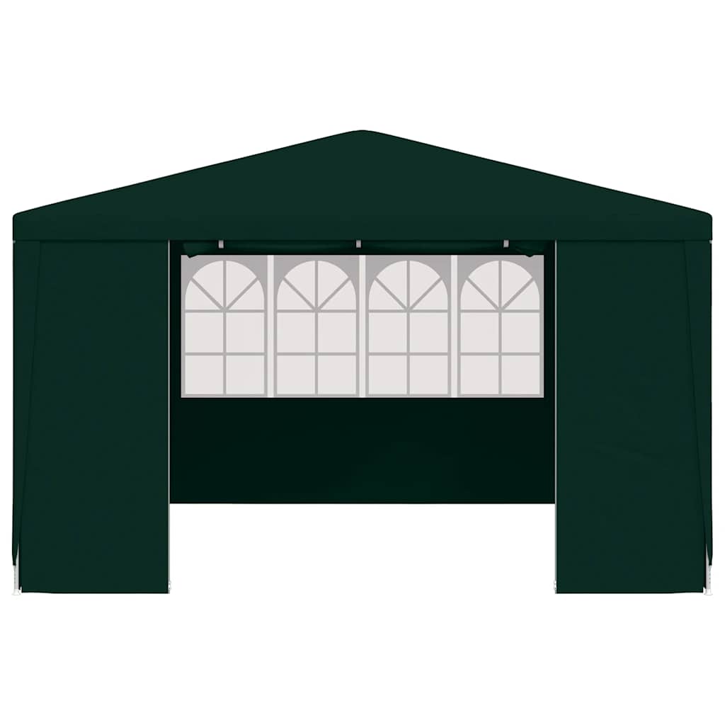 vidaXL Party Tent | Green | Polyethylene, Steel | Large | Collapsible