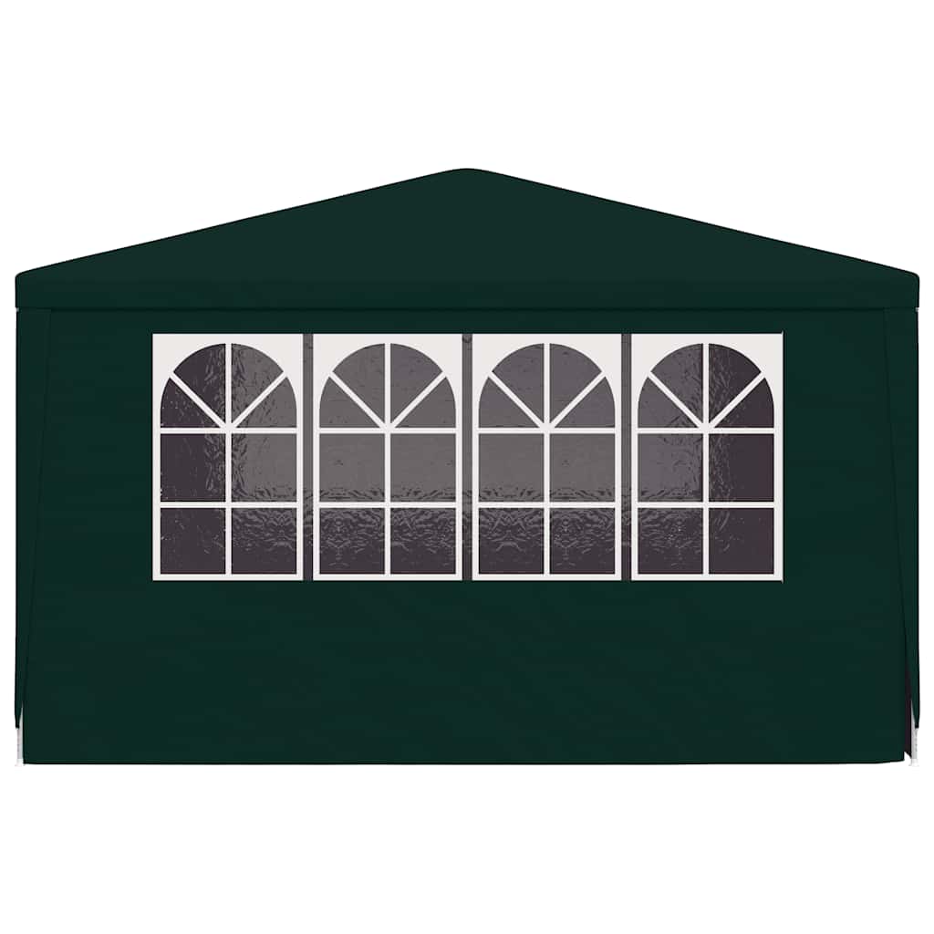 vidaXL Party Tent | Green | Polyethylene, Steel | Large | Collapsible
