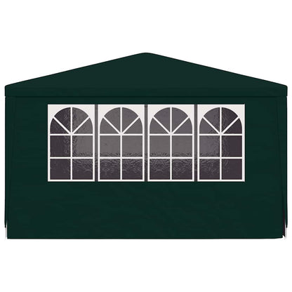 vidaXL Party Tent | Green | Polyethylene, Steel | Large | Collapsible
