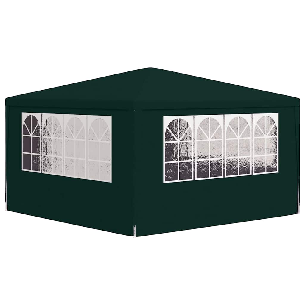 vidaXL Party Tent | Green | Polyethylene, Steel | Large | Collapsible