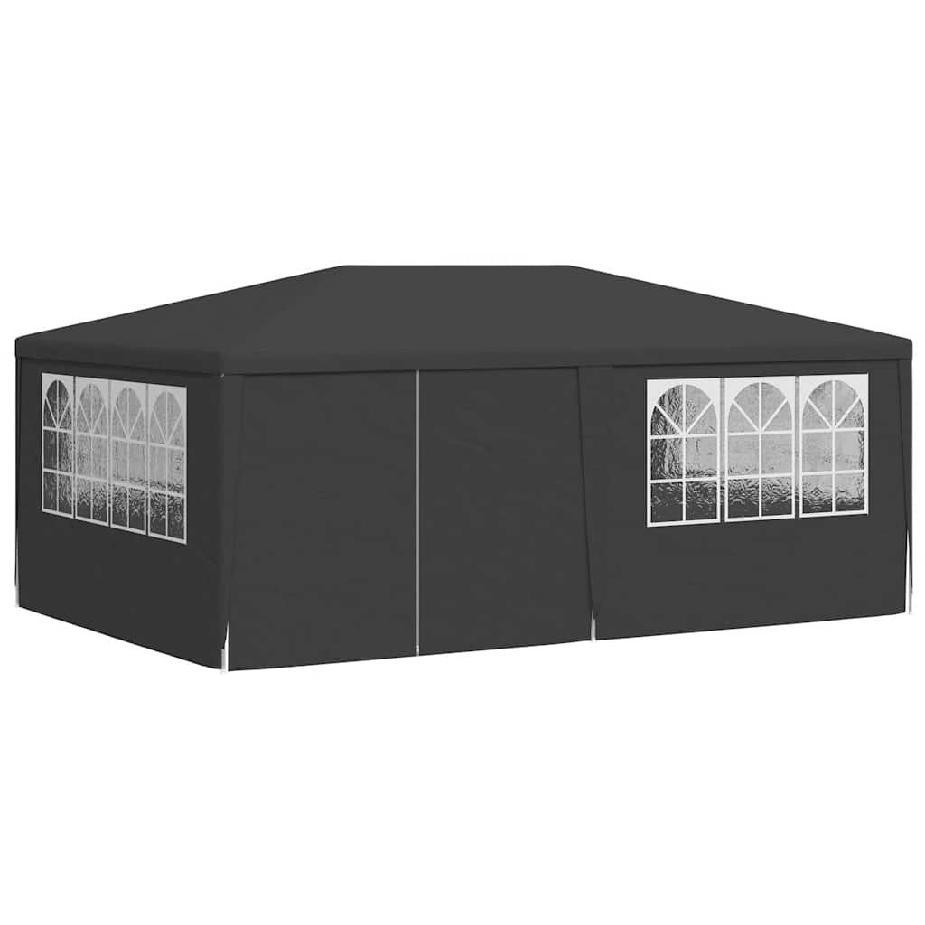 vidaXL Party Tent | Anthracite | Polyethylene, Steel | 4x6 m