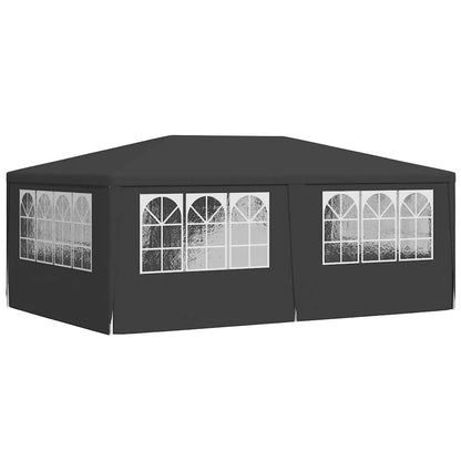 vidaXL Party Tent | Anthracite | Polyethylene, Steel | 4x6 m