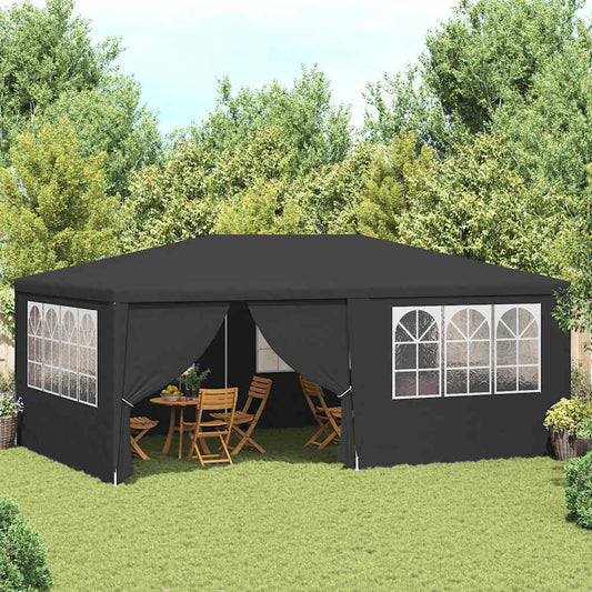 vidaXL Party Tent | Anthracite | Polyethylene, Steel | 4x6 m