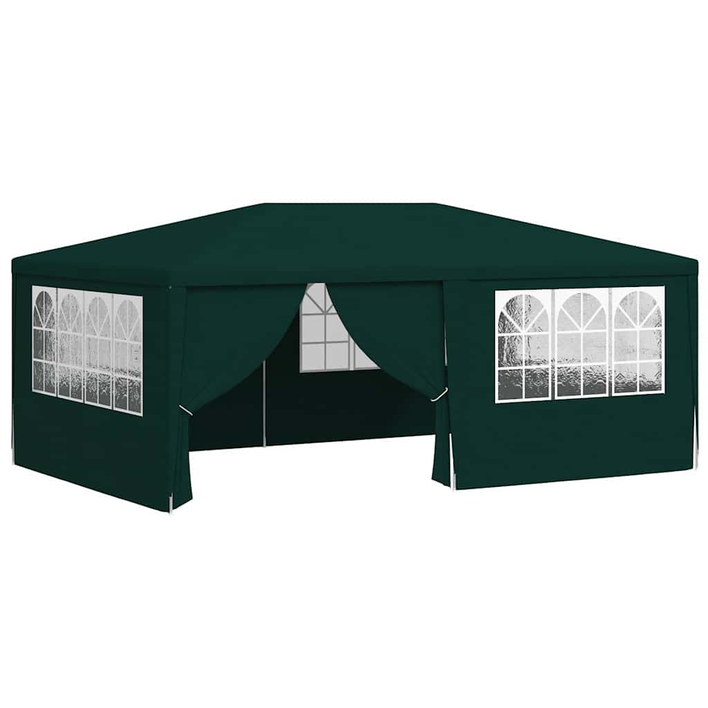 vidaXL Party Tent | Green | Polyethylene | 4x6 m |  Durable  | Party Tent