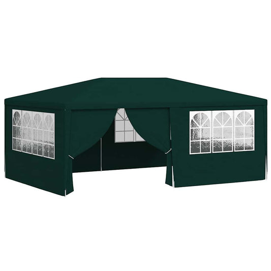 vidaXL Party Tent | Green | Polyethylene | 4x6 m |  Durable  | Party Tent