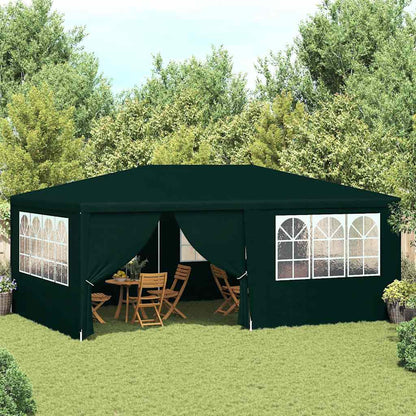 vidaXL Party Tent | Green | Polyethylene | 4x6 m |  Durable  | Party Tent
