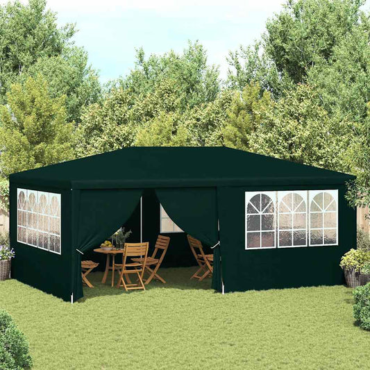 vidaXL Party Tent | Green | Polyethylene | 4x6 m |  Durable  | Party Tent