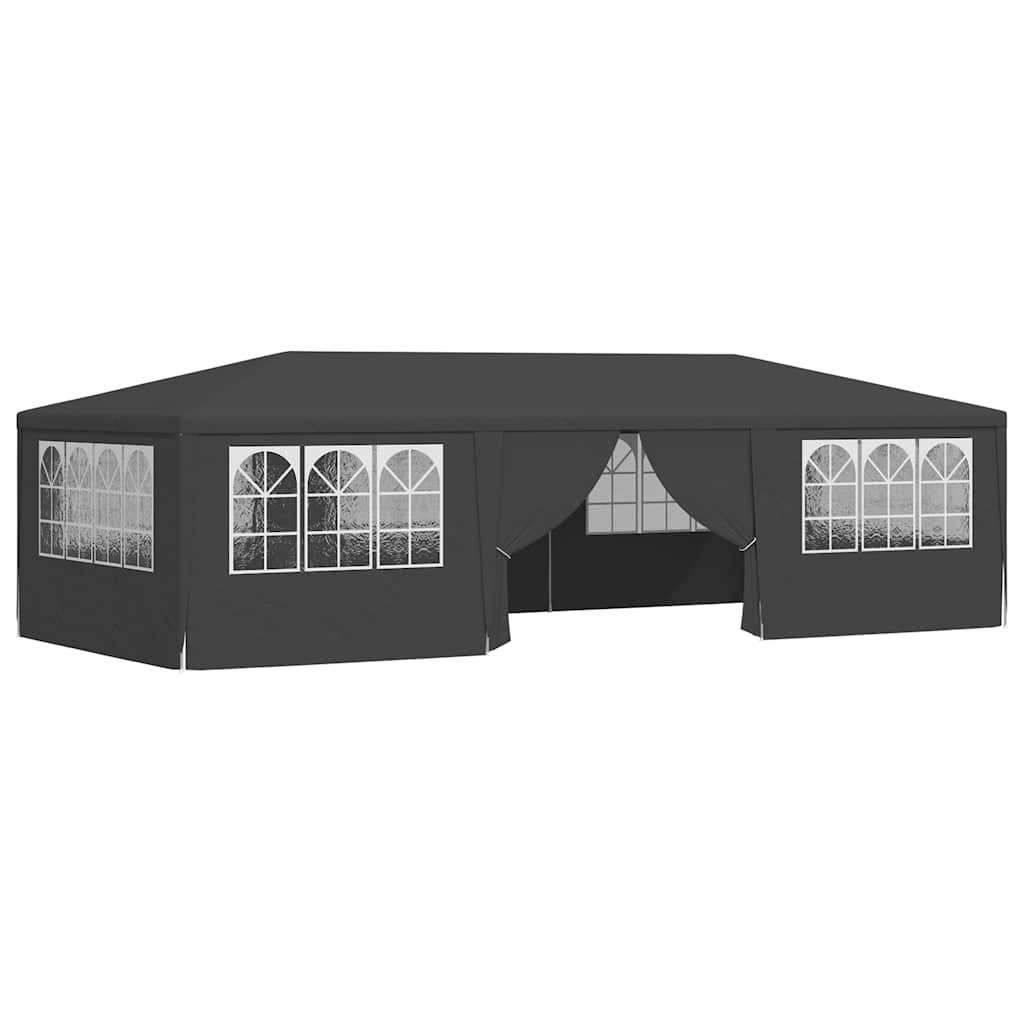 vidaXL Party Tent | Anthracite | Polyethylene, Steel | 4x9 m |  Foldable