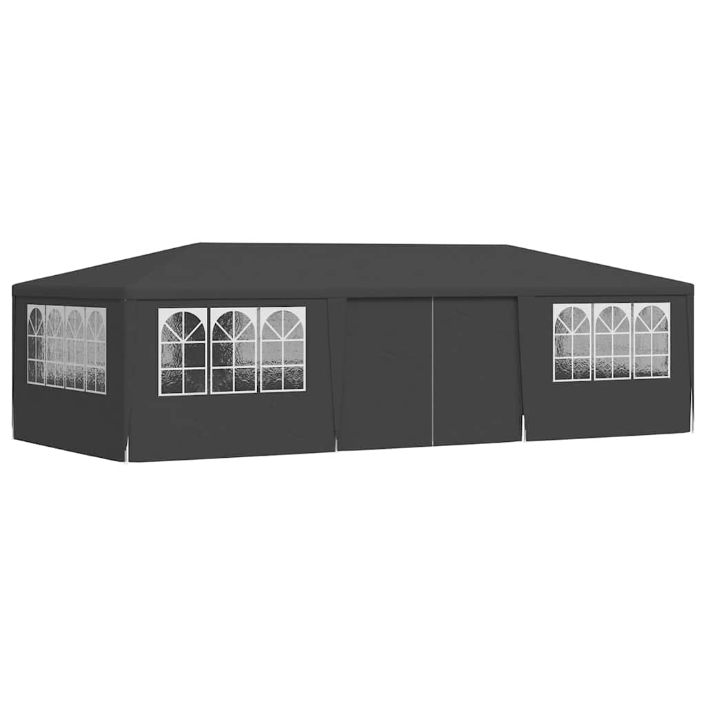 vidaXL Party Tent | Anthracite | Polyethylene, Steel | 4x9 m |  Foldable