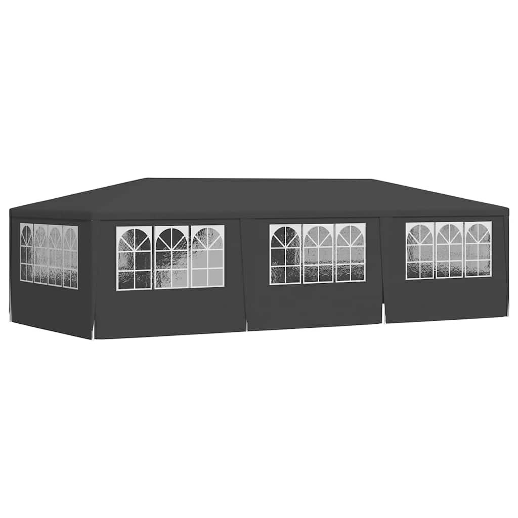 vidaXL Party Tent | Anthracite | Polyethylene, Steel | 4x9 m |  Foldable