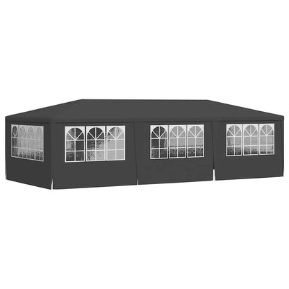 vidaXL Party Tent | Anthracite | Polyethylene, Steel | 4x9 m |  Foldable