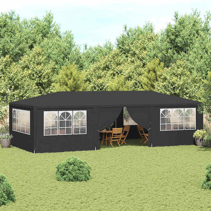 vidaXL Party Tent | Anthracite | Polyethylene, Steel | 4x9 m |  Foldable