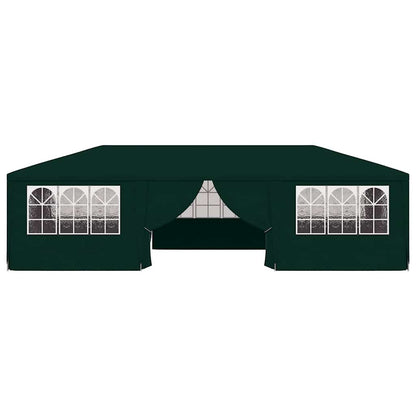 vidaXL Professional Party Tent with Side Walls 4x9 m Green 90 g/m?