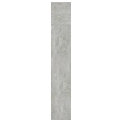 vidaXL 3 Piece Book/TV Cabinet Set Concrete Grey 180x30x180 cm