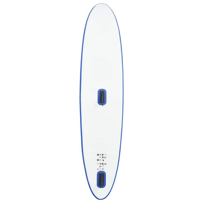 vidaXL Inflatable Stand Up Paddleboard with Sail Set Blue and White
