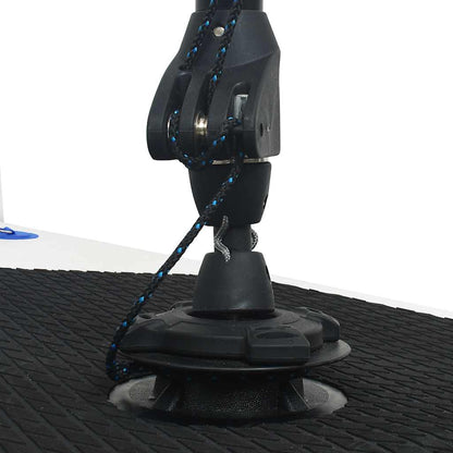 vidaXL Inflatable Stand Up Paddleboard with Sail Set Blue and White