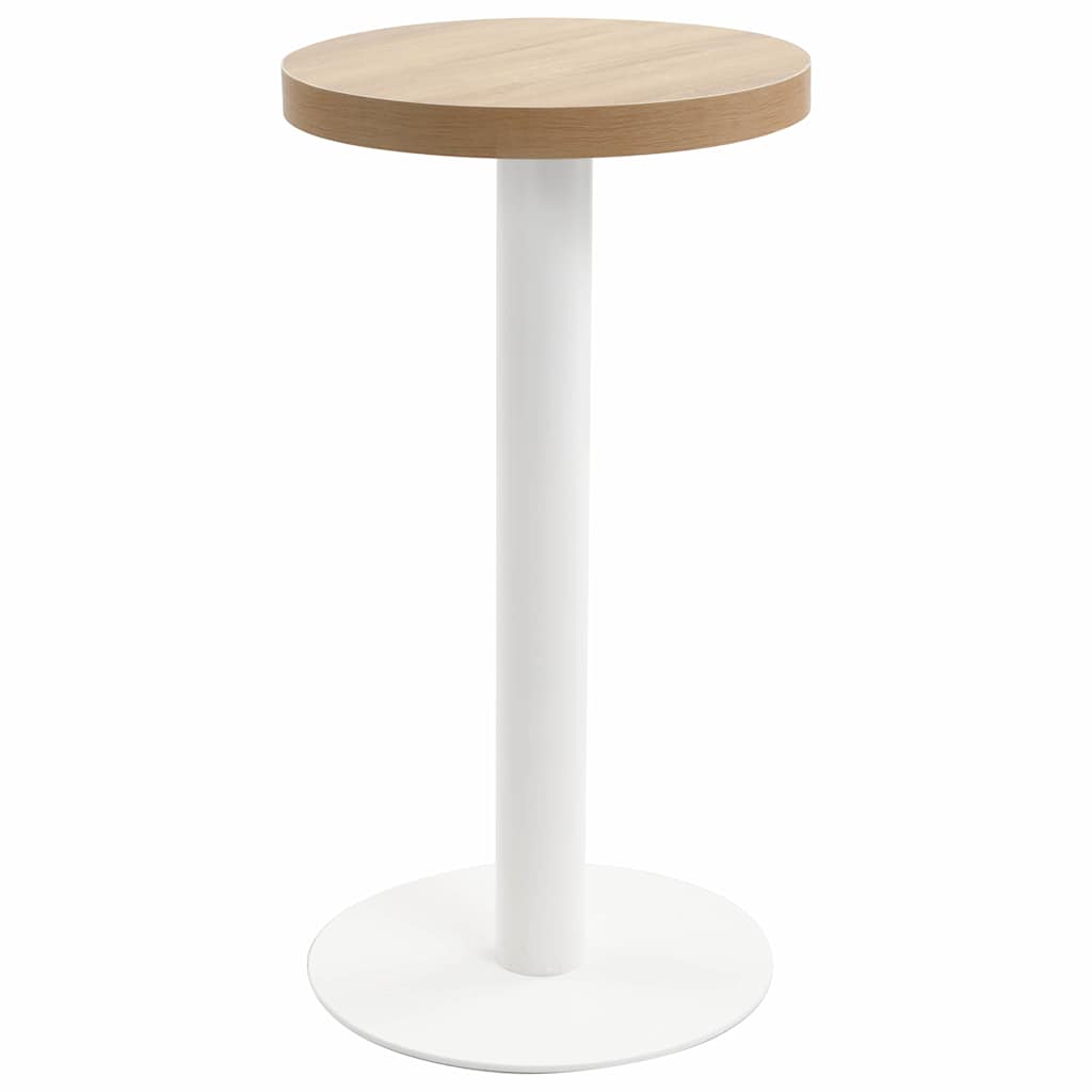 vidaXL Bistro Table Light Brown 40 cm MDF
