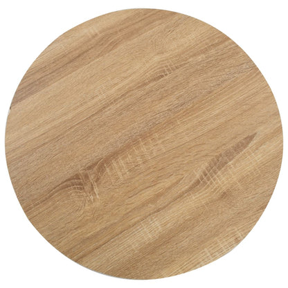 vidaXL Bistro Table Light Brown 50 cm MDF