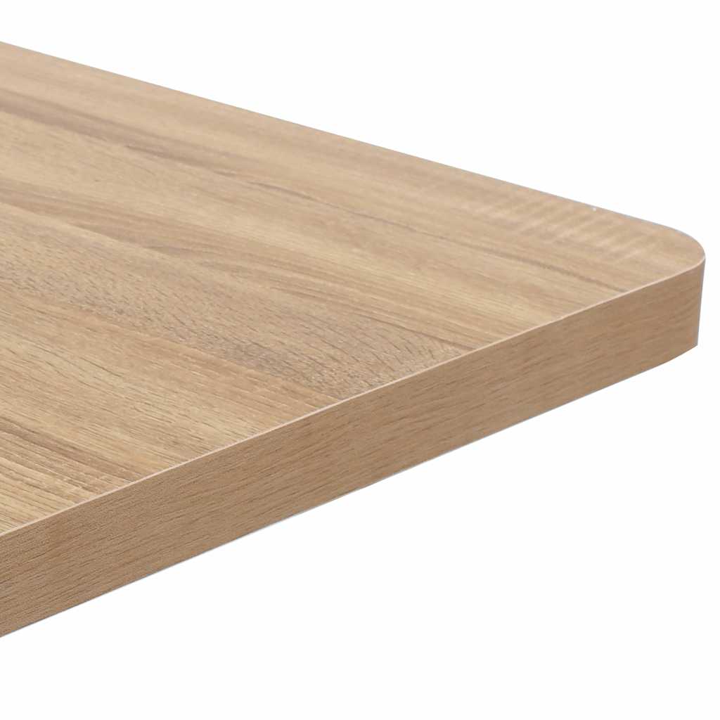 vidaXL Bistro Table | Light brown and white | MDF | 50x50 cm | Bistro Table