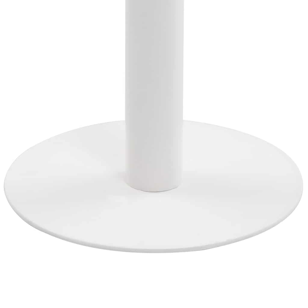 vidaXL Bistro Table | Light brown and white | MDF | 50x50 cm | Bistro Table