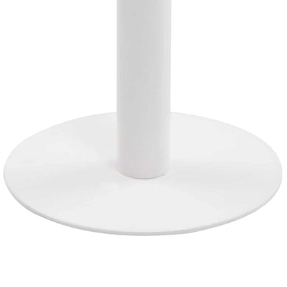 vidaXL Bistro Table | Light brown and white | MDF | 50x50 cm | Bistro Table