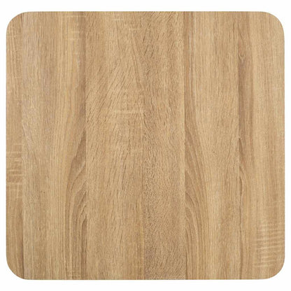 286427 vidaXL Bistro Table Light Brown 50x50 cm MDF