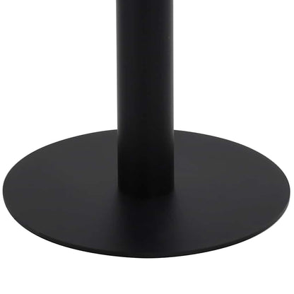 vidaXL Bistro Table | Light brown and black | MDF and Steel