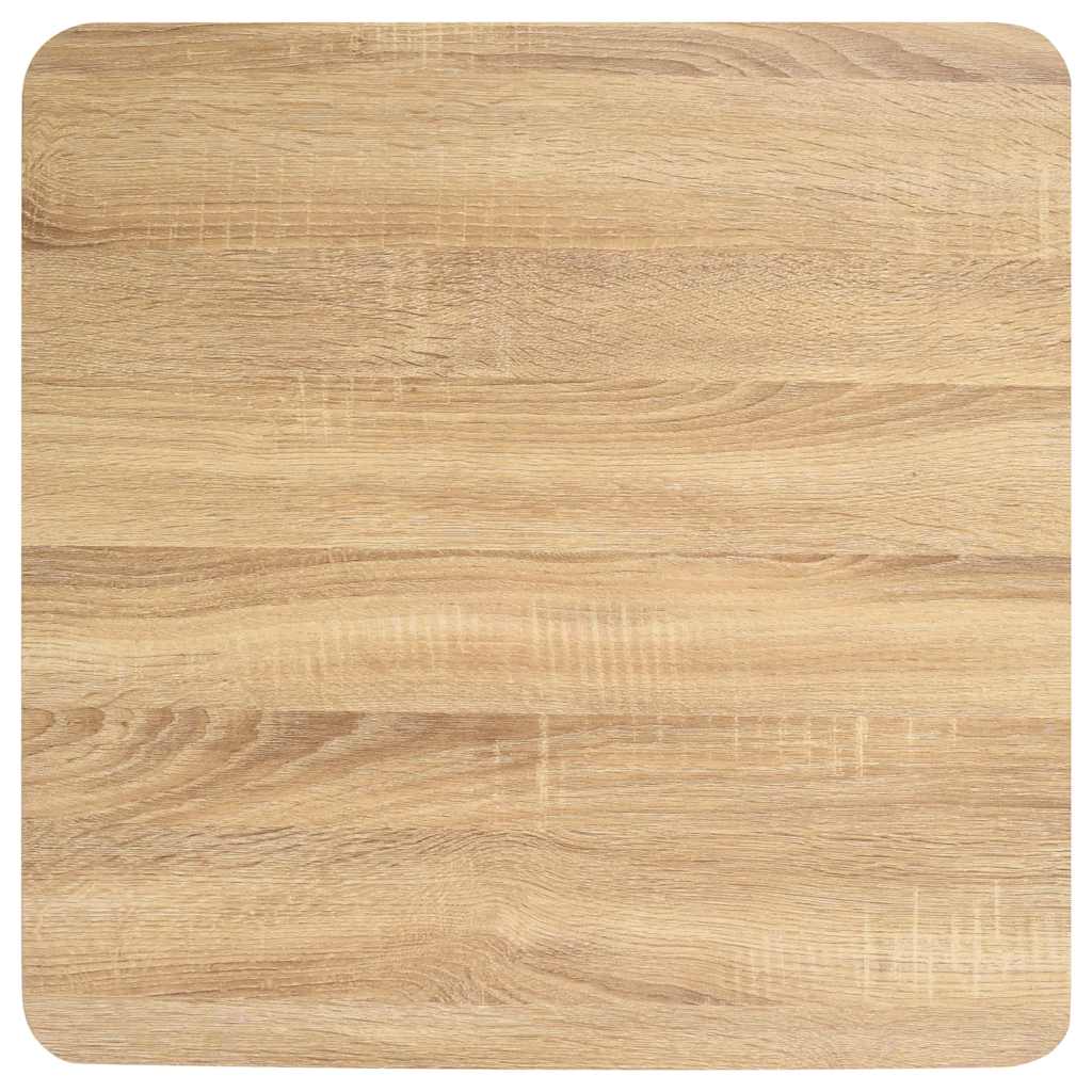 vidaXL Bistro Table Light Brown 60X60 cm MDF
