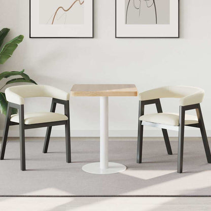 vidaXL Bistro Table Light Brown 60X60 cm MDF