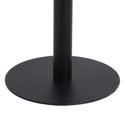vidaXL Bistro Table | Dark brown and black | MDF | Medium | Simplistic