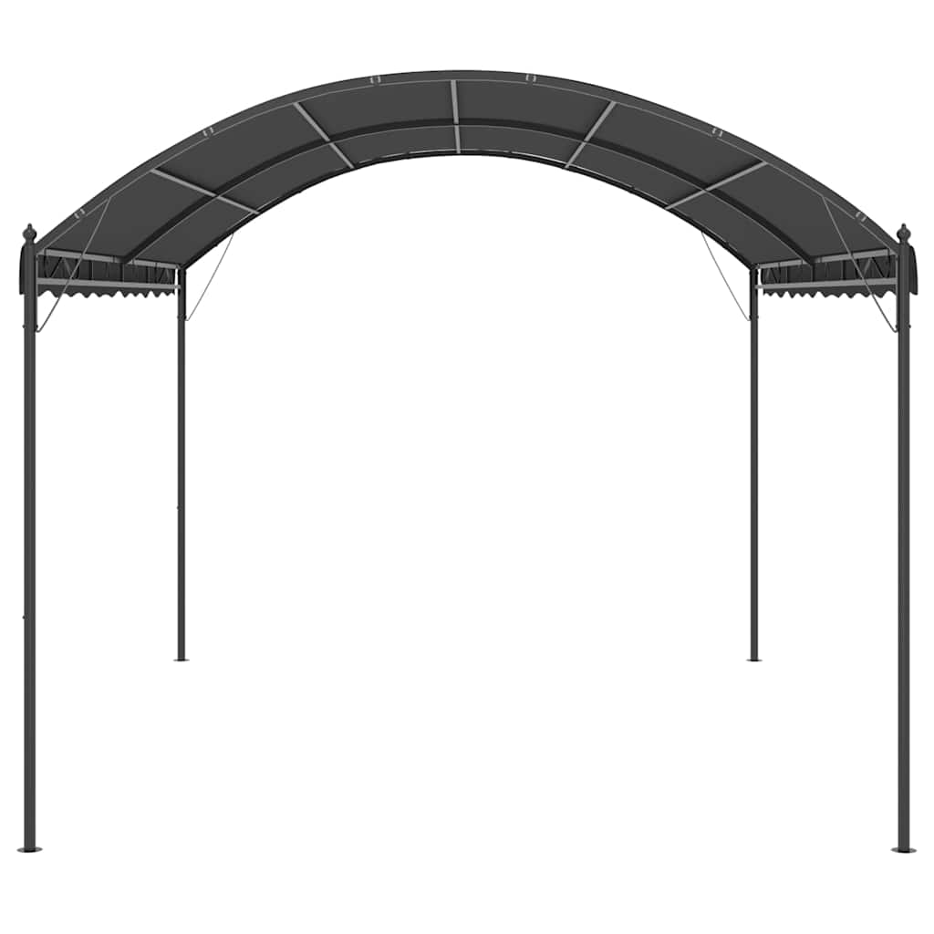 47949 vidaXL Sunshade Awning 3x4 m Anthracite