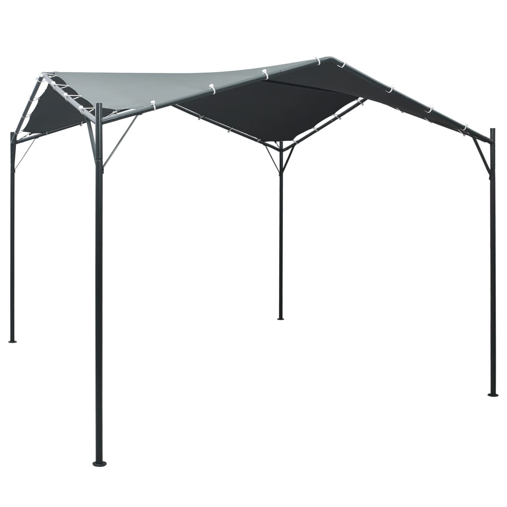 vidaXL Gazebo | Anthracite | Steel | 3x3m | UV-resistant materials | Gazebo