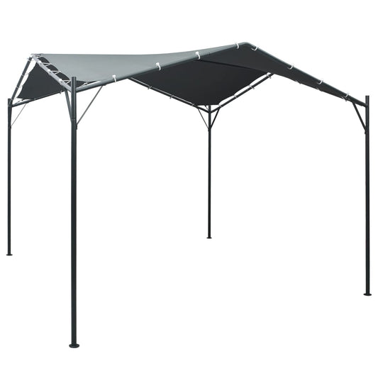 vidaXL Gazebo | Anthracite | Steel | 3x3m | UV-resistant materials | Gazebo