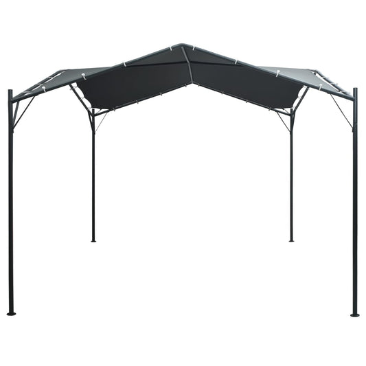 vidaXL Gazebo | Anthracite | Steel | 3x3m | UV-resistant materials | Gazebo