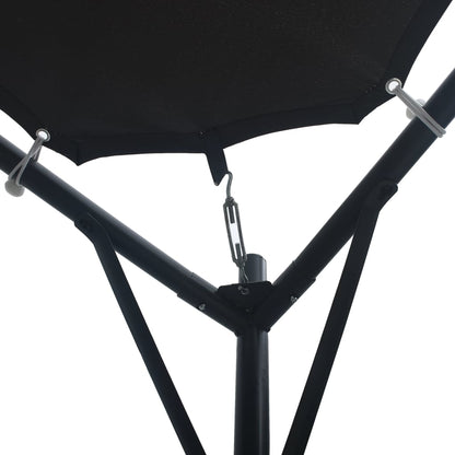 vidaXL Gazebo | Anthracite | Steel | 3x3m | UV-resistant materials | Gazebo