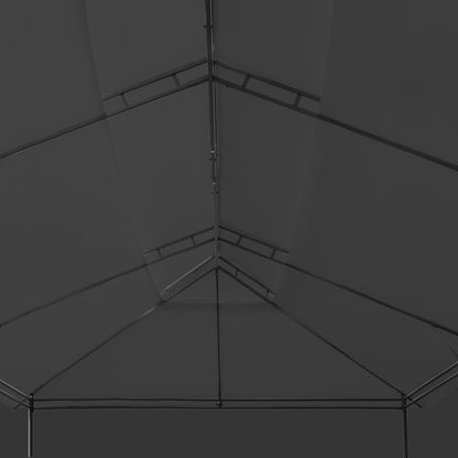 vidaXL Gazebo with Curtains 600x298x270 cm Anthracite