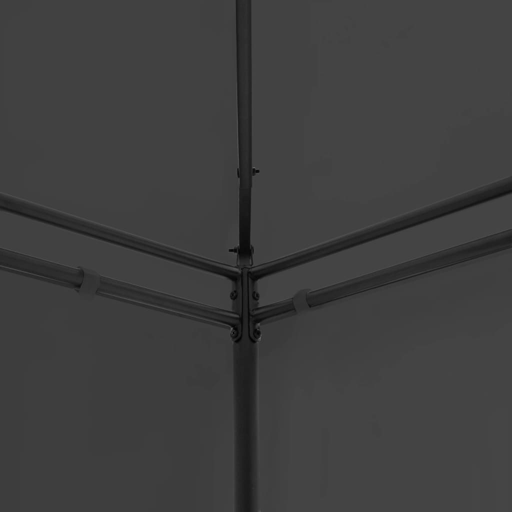 vidaXL Gazebo with Curtains 600x298x270 cm Anthracite