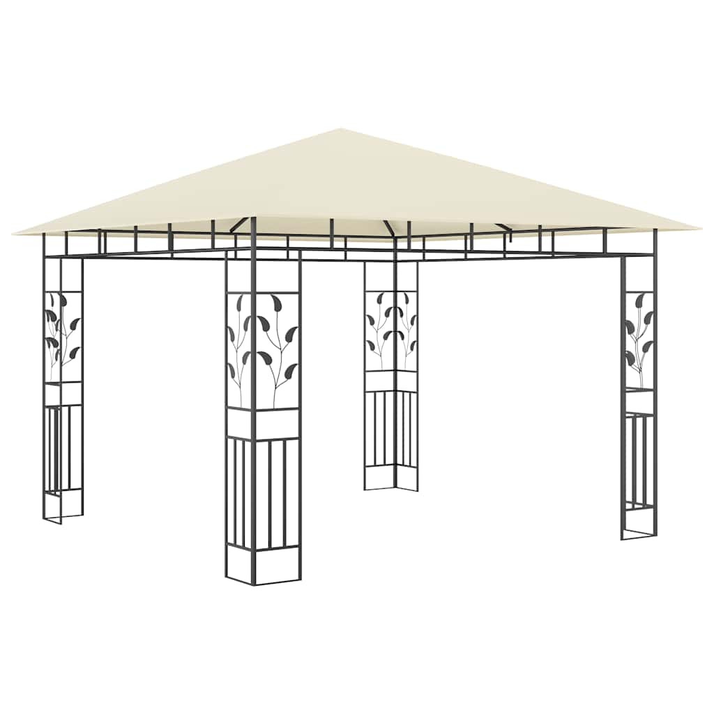 vidaXL Gazebo with Mosquito Net 3x3x2.73 m Cream 180 g/m²