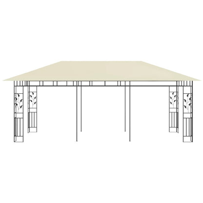 vidaXL Gazebo with Mosquito Net 6x3x2.73 m Cream
