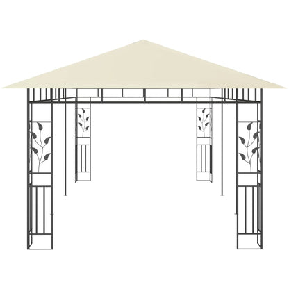 vidaXL Gazebo with Mosquito Net 6x3x2.73 m Cream