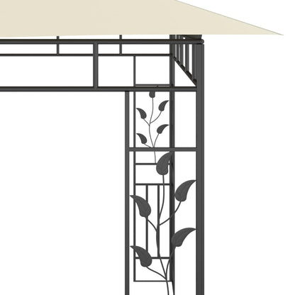 vidaXL Gazebo with Mosquito Net 6x3x2.73 m Cream